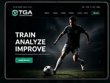 Dark soccer and training platform design concept.